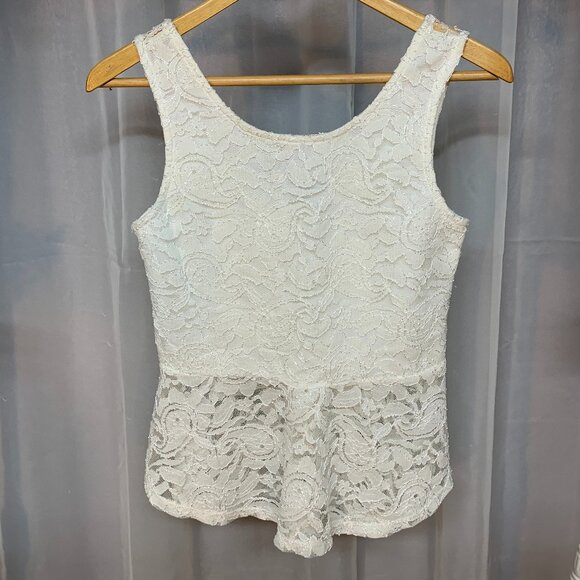Ambiance Apparel Lace Top w/ Bow - Picture 1 of 3